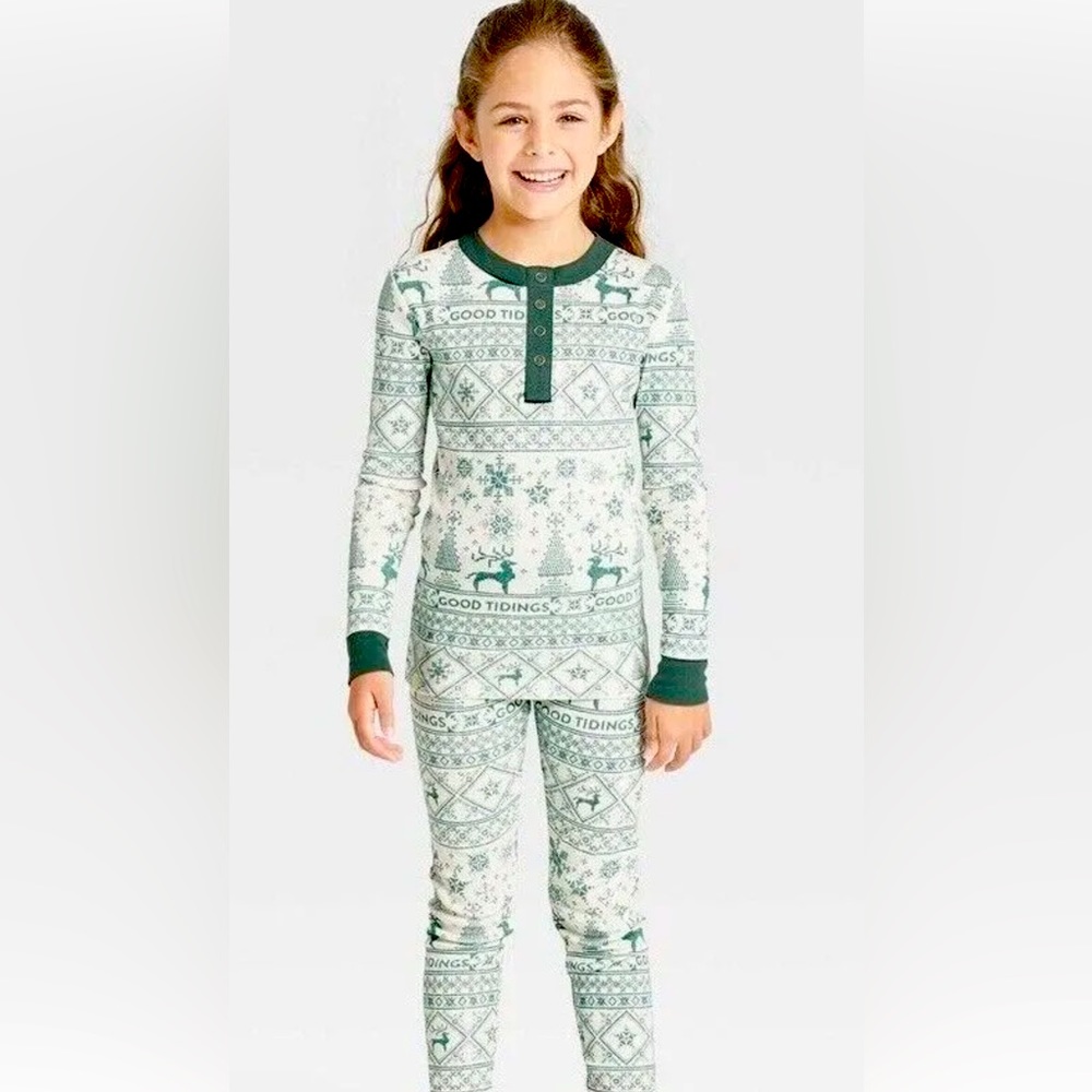 Hearth & Hand unisex 2 piece pajamas